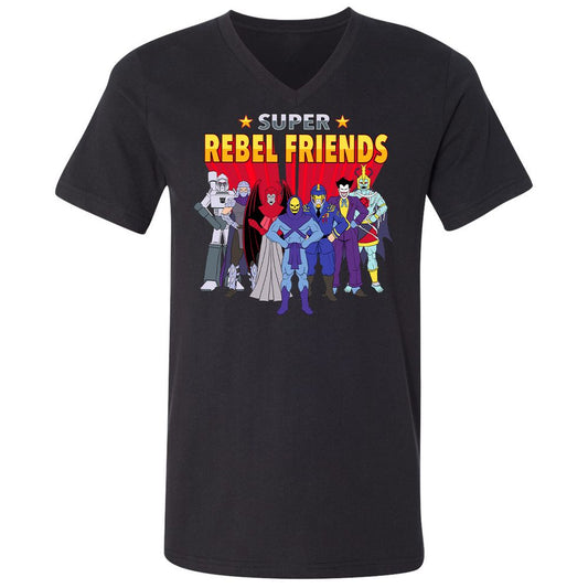 Unisex V-Neck T-Shirt - 1WEC5NDE - Black - 1