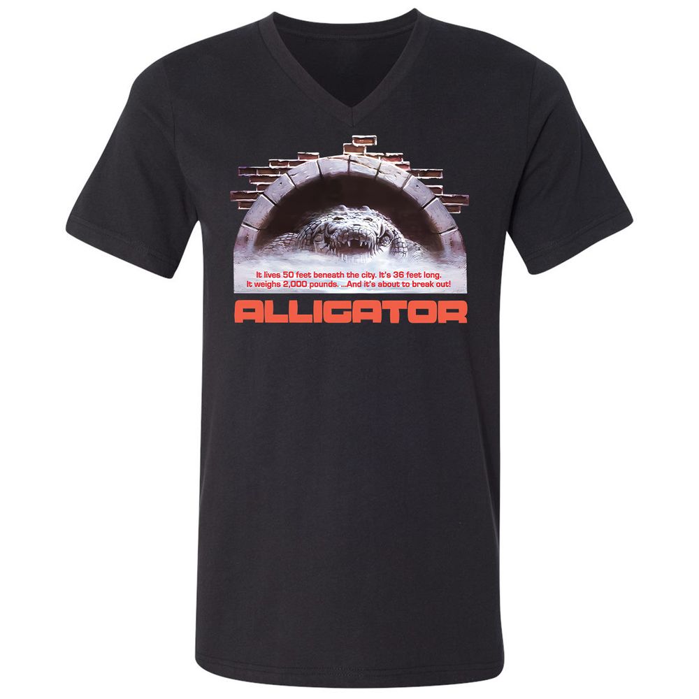 Unisex V-Neck T-Shirt - 2ZSVGE16 - Black - 1