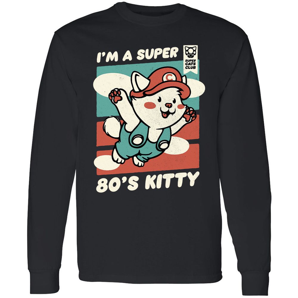 Long Sleeve T-Shirt - QZ6B35JW - Black - 1