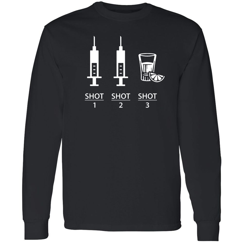 Long Sleeve T-Shirt - PCLKGBSJ - Black - 1