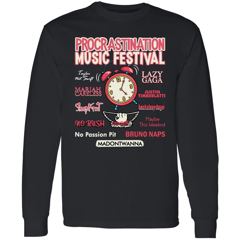 Long Sleeve T-Shirt - STWJ323F - Black - 1