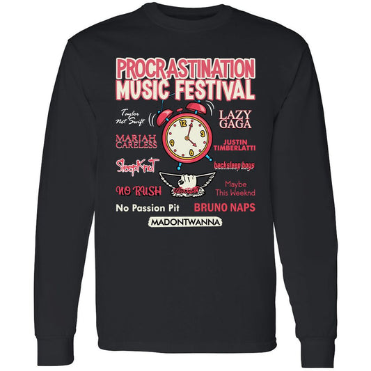 Long Sleeve T-Shirt - STWJ323F - Black - 1