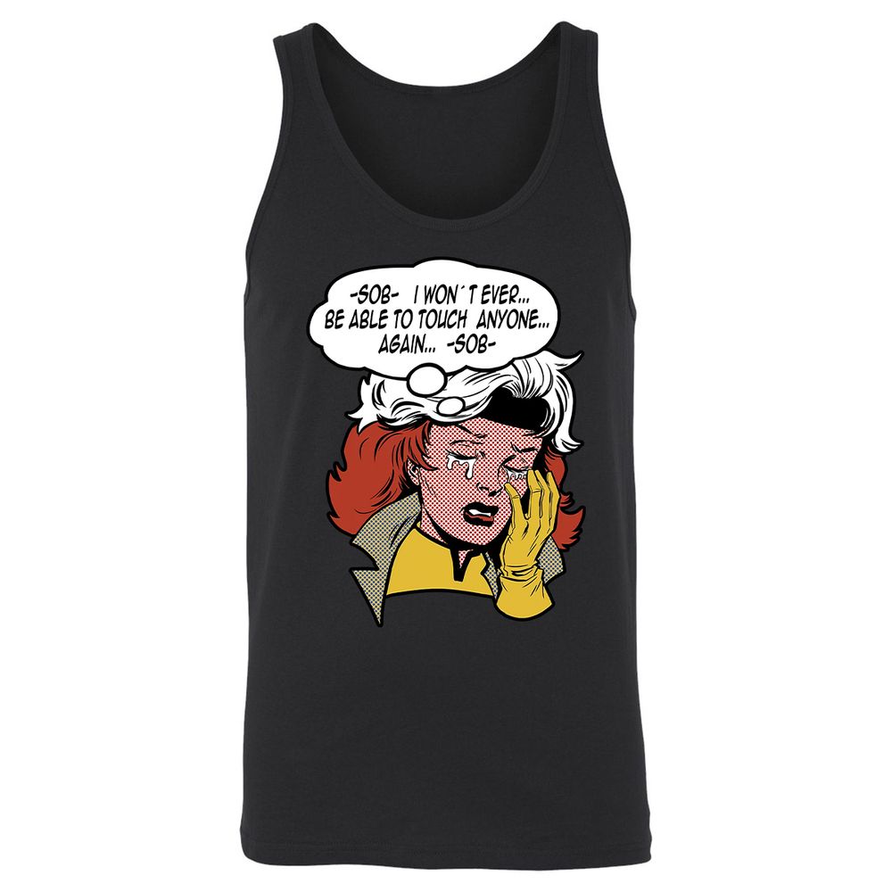 Unisex Jersey Tank - Q8T3K1LC - Black - 1