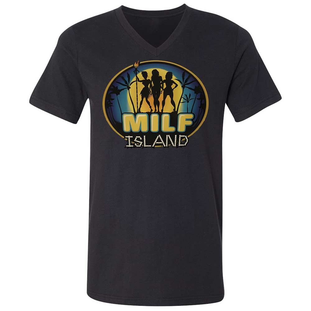 Unisex V-Neck T-Shirt - UDYEMDHJ - Black - 1