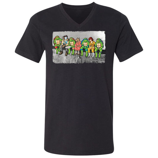 Unisex V-Neck T-Shirt - VD24XJST - Black - 1