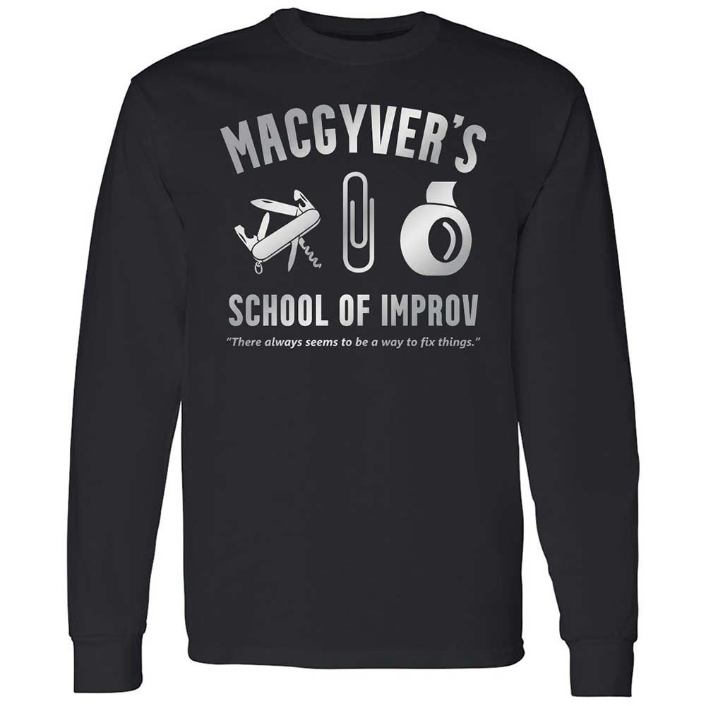 Long Sleeve T-Shirt - J7VD8LR4 - Black - 1