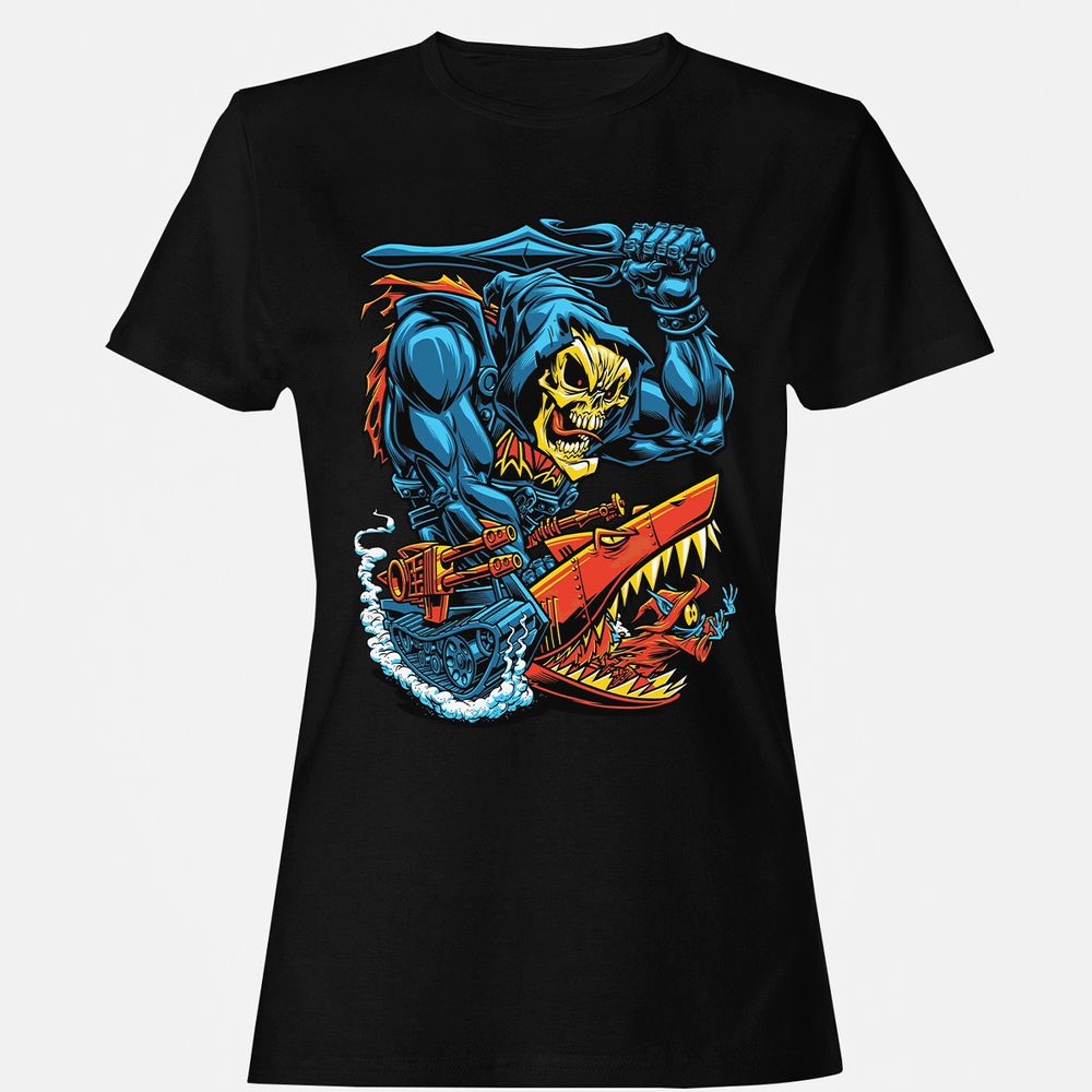 Women's T-Shirt - EN1P7WKU - Black - 1