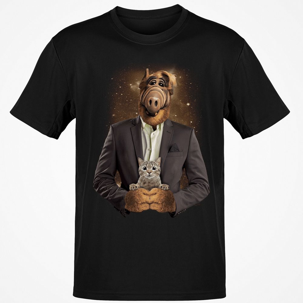 Classic Unisex T-Shirt - XZE8UFCW - Black - 1