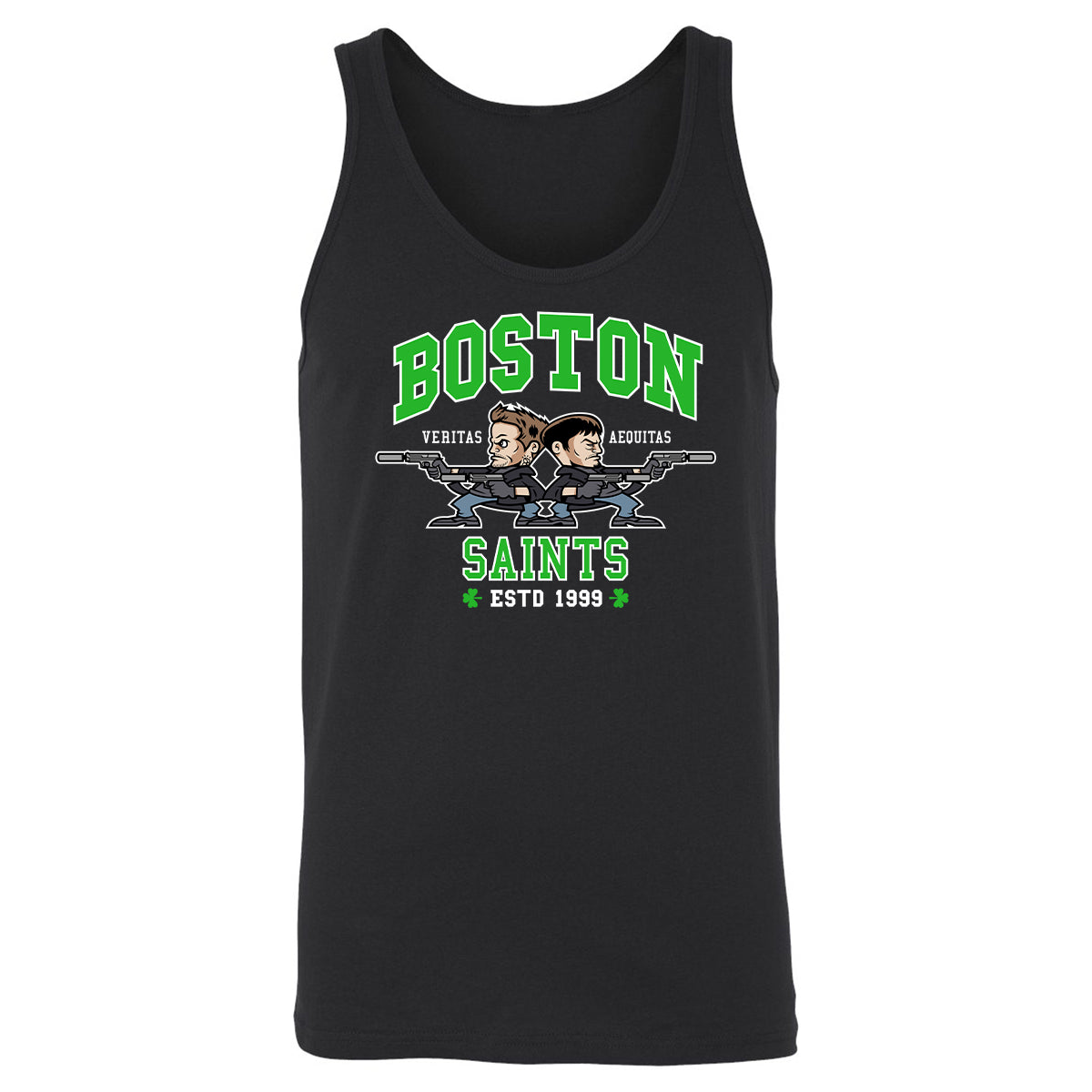 Unisex Jersey Tank - UGBVEBUH - Black - 1
