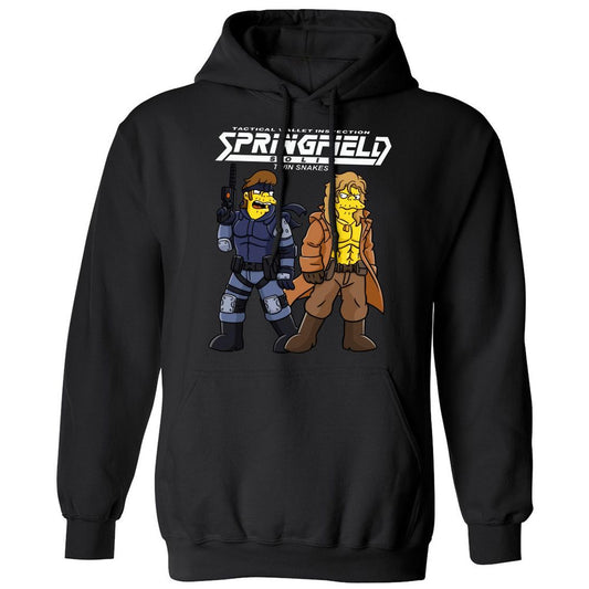 Classic Unisex Hoodie - PLF25E7Z - Black - 1