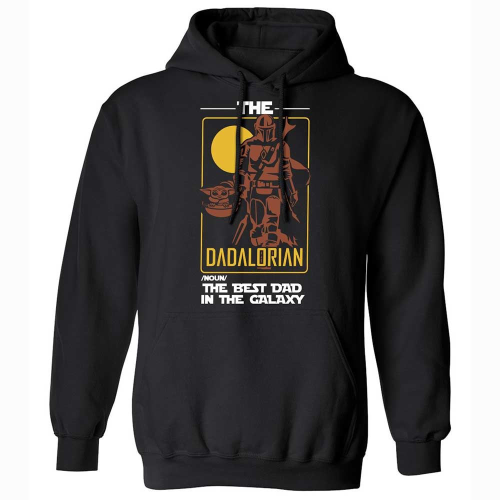 The Dadalorian The Best Dad In The Galaxy - Black - 1