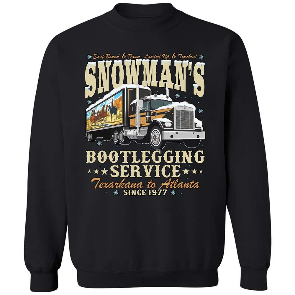 Snowman's Bootlegging Service - Black - 1