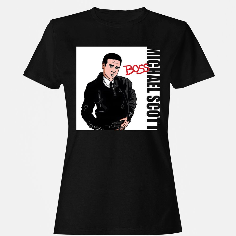 Women's T-Shirt - 4FYU7LHG - Black - 1