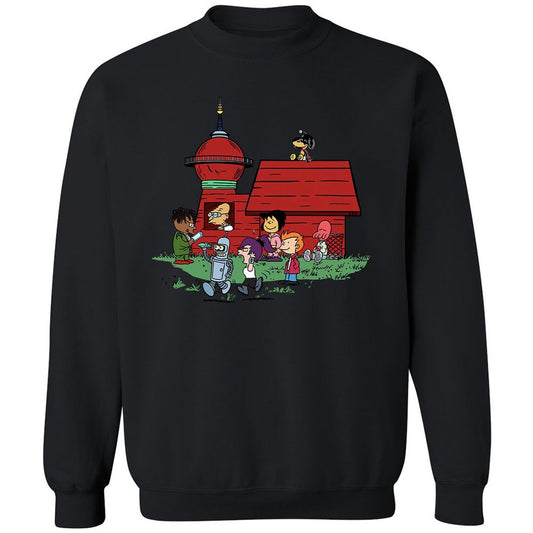 Classic Unisex Sweatshirt - 326V769T - Black - 1