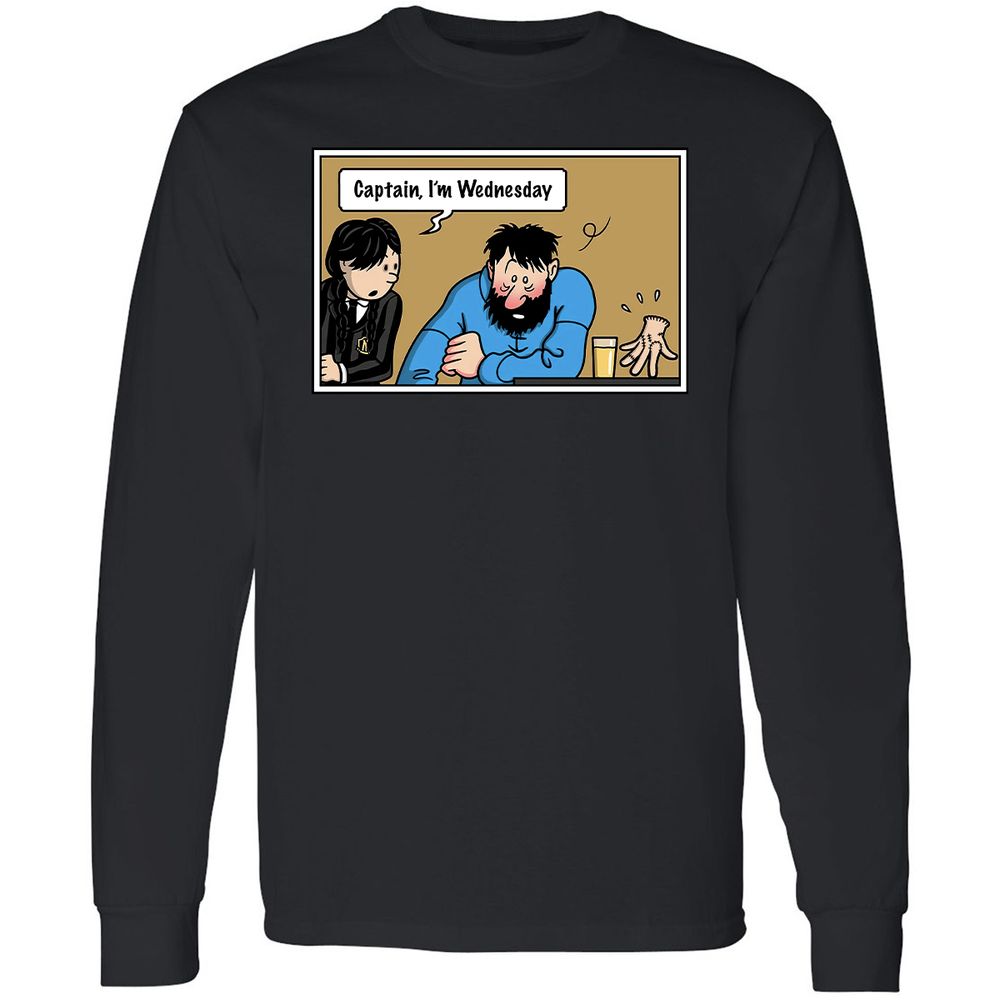 Long Sleeve T-Shirt - 5LSK1N4X - Black - 1