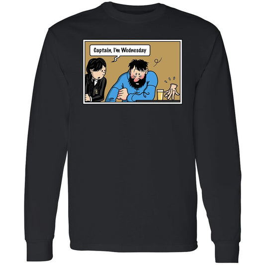 Long Sleeve T-Shirt - 5LSK1N4X - Black - 1