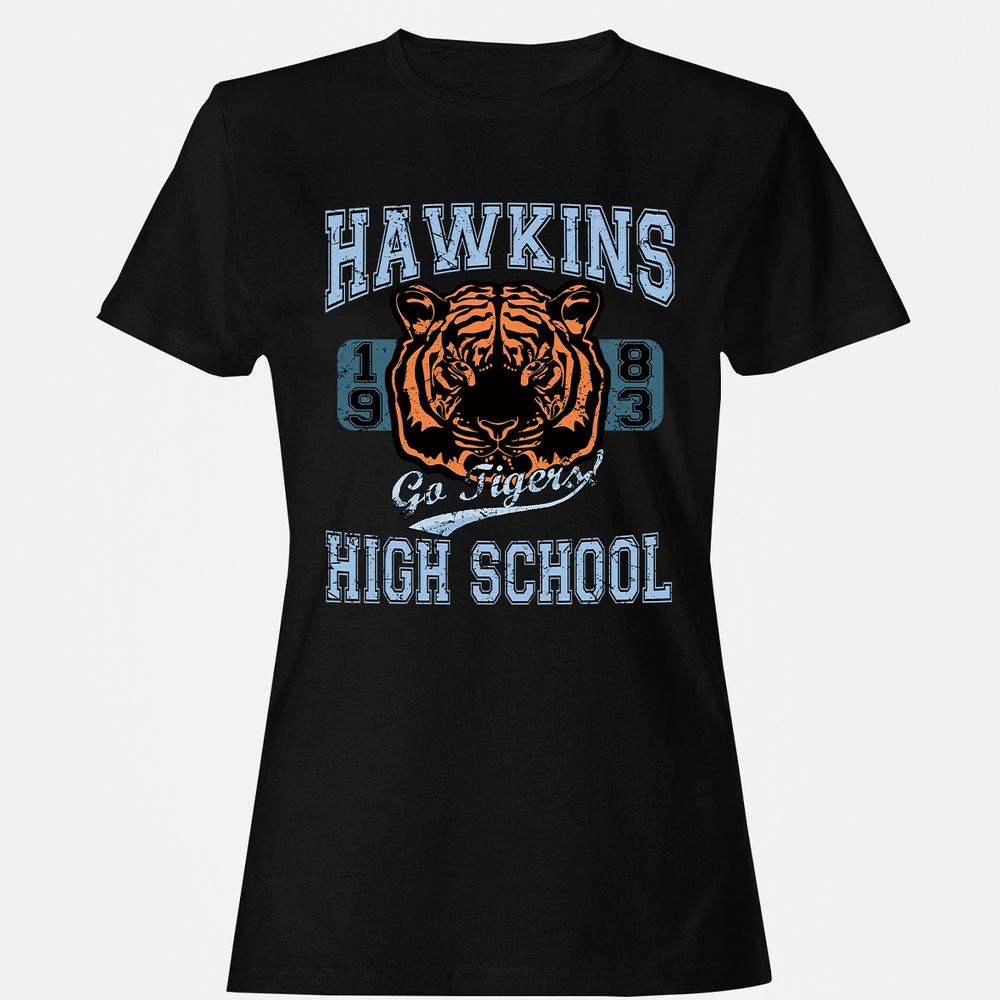 Women's T-Shirt - DHZ1YWFQ - Black - 1