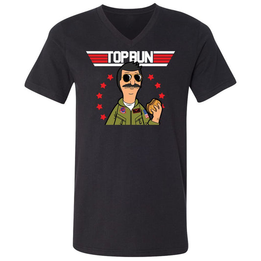 Unisex V-Neck T-Shirt - TTMWXTPD - Black - 1