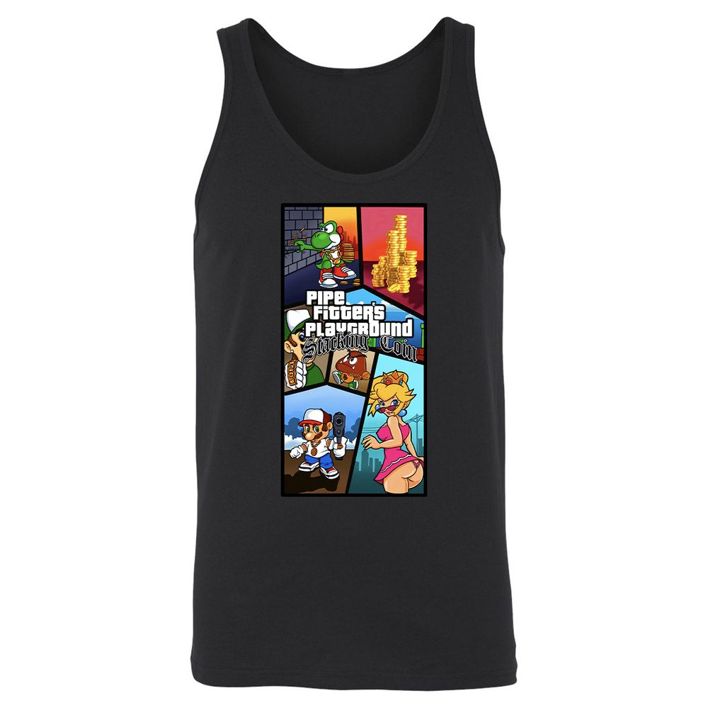 Unisex Jersey Tank - MXWF4QEN - Black - 1