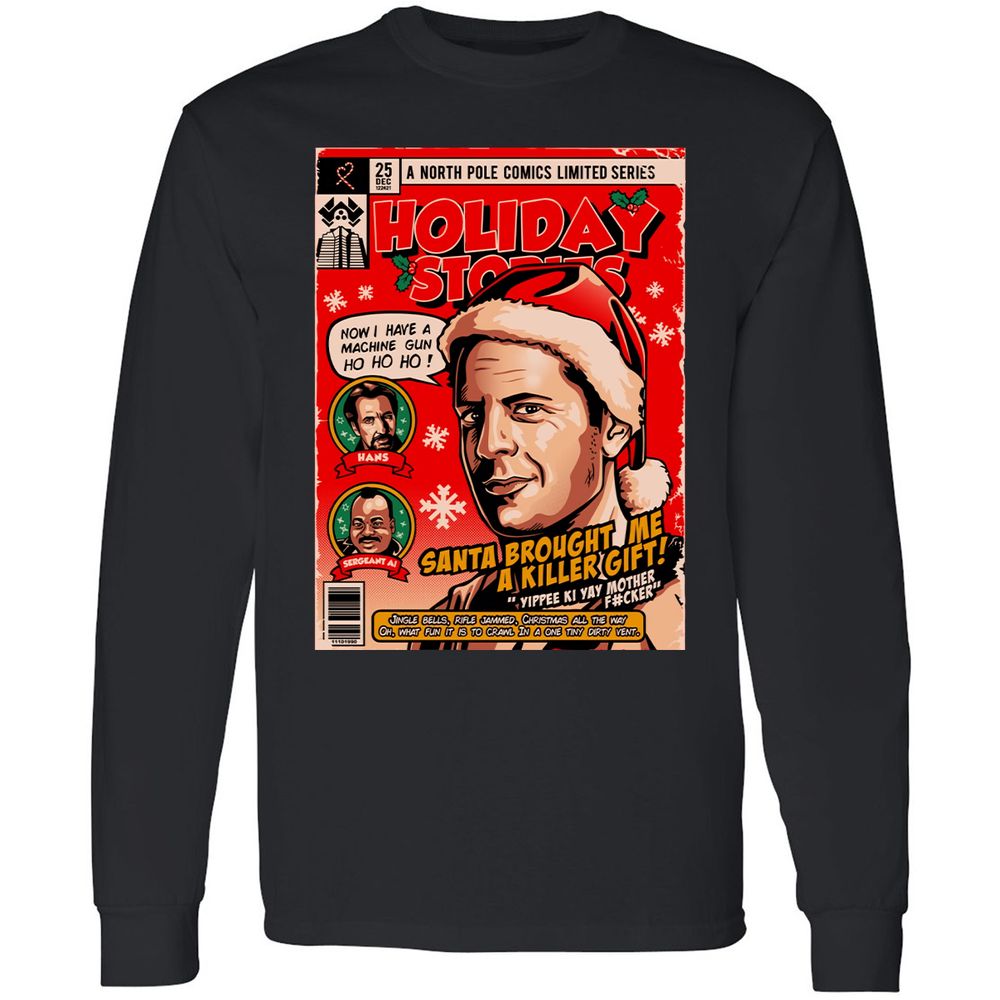 Long Sleeve T-Shirt - W7SXNDXL - Black - 1