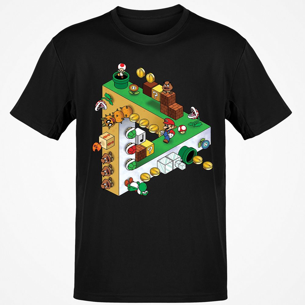 Classic Unisex T-Shirt - 4P27Y2FE - Black - 1
