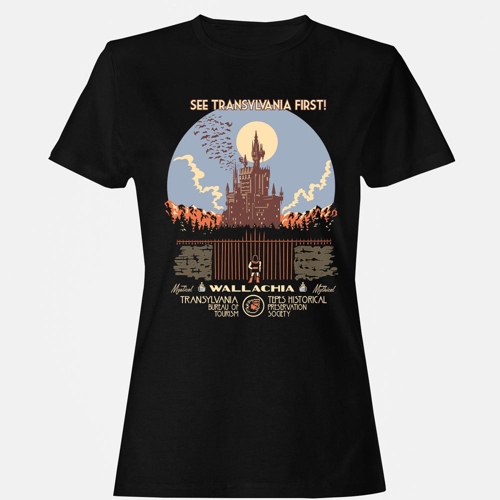 Women's T-Shirt - 8DZ25TYT - Black - 1