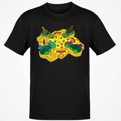 Classic Unisex T-Shirt - 3THR23U4 - Black - 1