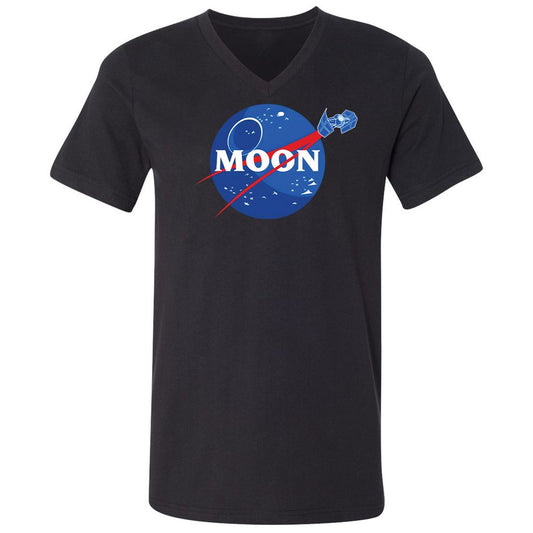 Unisex V-Neck T-Shirt - K58FV9V8 - Black - 1