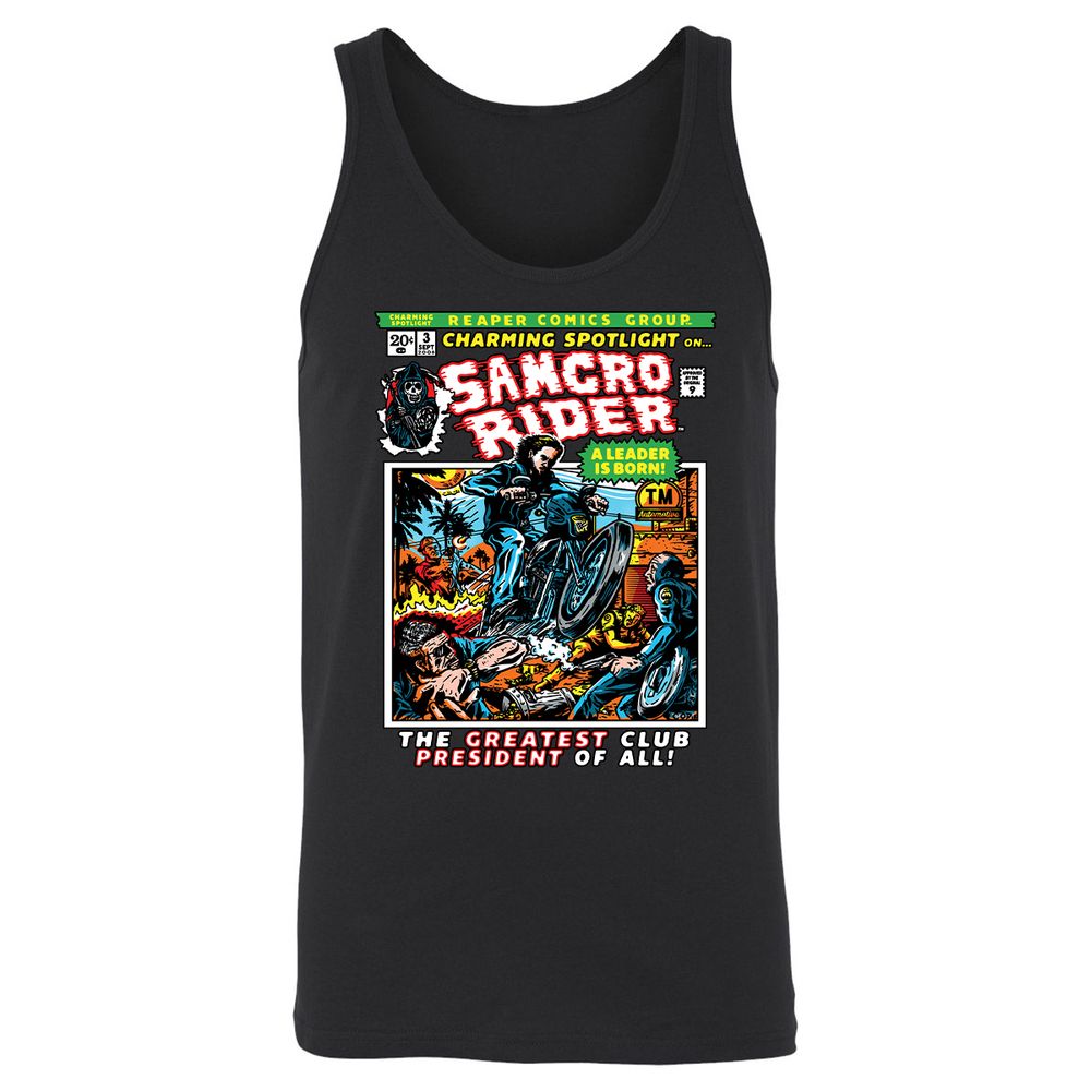 Unisex Jersey Tank - QPS9S1WF - Black - 1