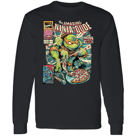 Long Sleeve T-Shirt - RGTUNK8G - Black - 1