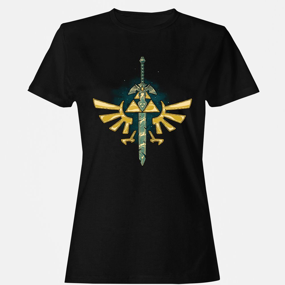 Women's T-Shirt - RB8SNQZJ - Black - 1