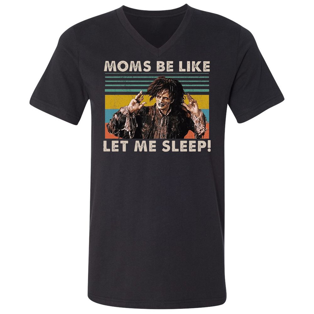 Unisex V-Neck T-Shirt - BX8T11YF - Black - 1