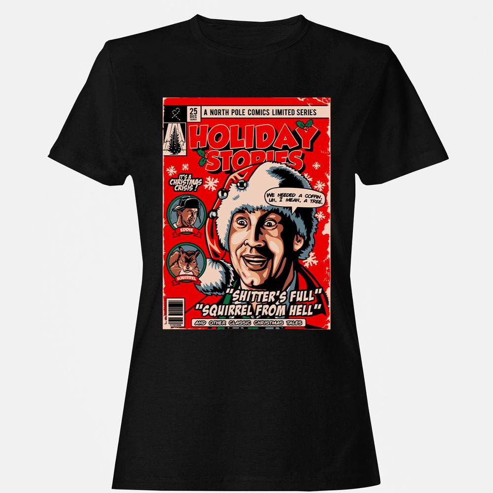 Women's T-Shirt - C3JL7KJ7 - Black - 1