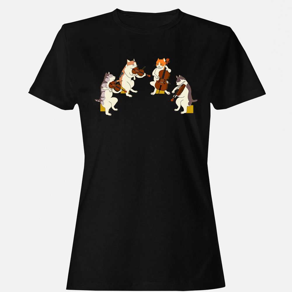 Women's T-Shirt - C6UCXYAK - Black - 1