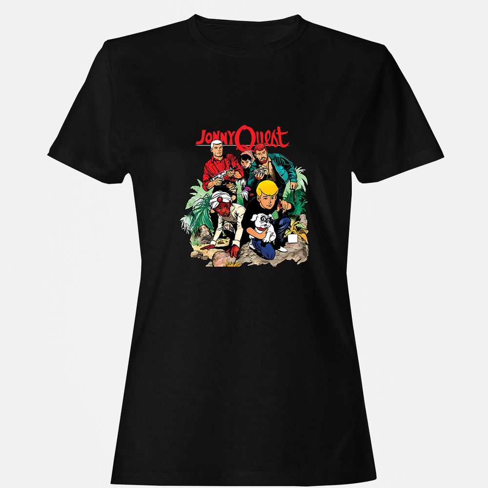 Women's T-Shirt - GXWLRMUY - Black - 1