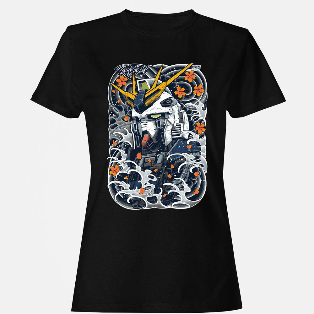 Women's T-Shirt - GRHFD2J8 - Black - 1