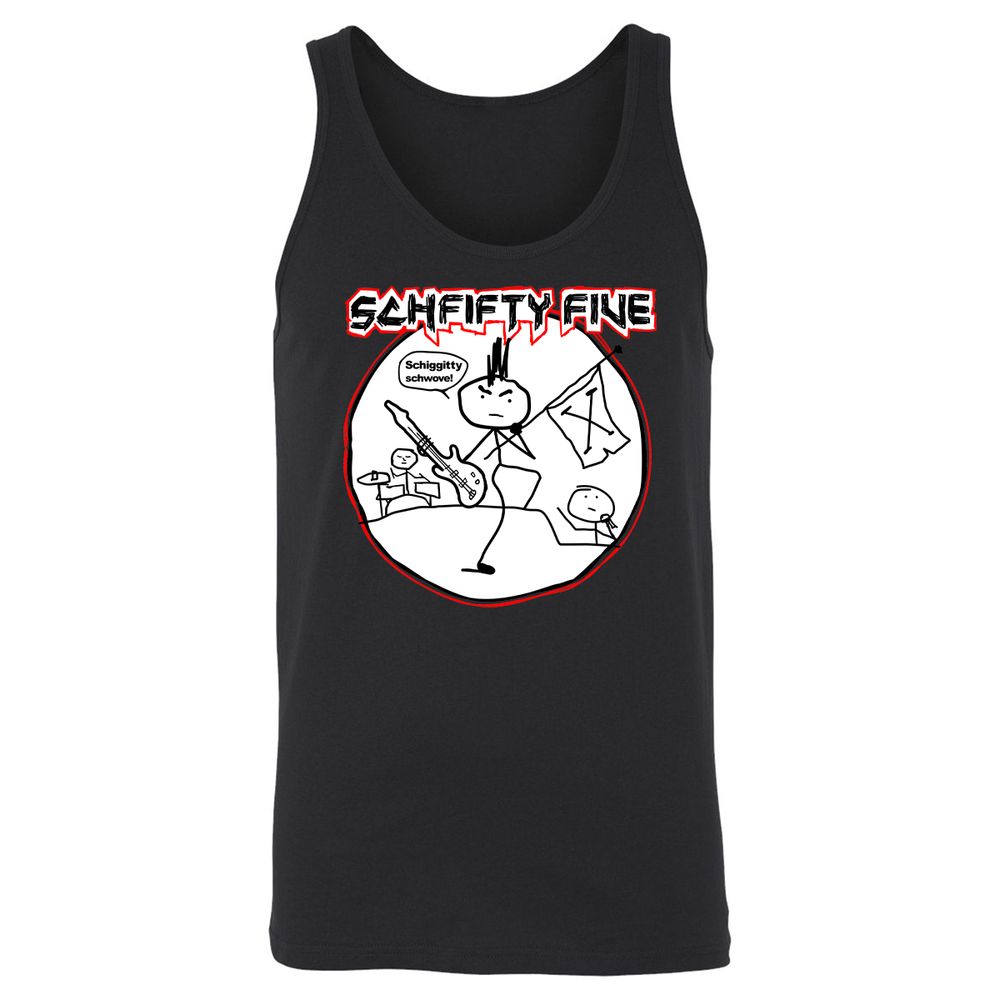 Unisex Jersey Tank - RT3PM2VL - Black - 1