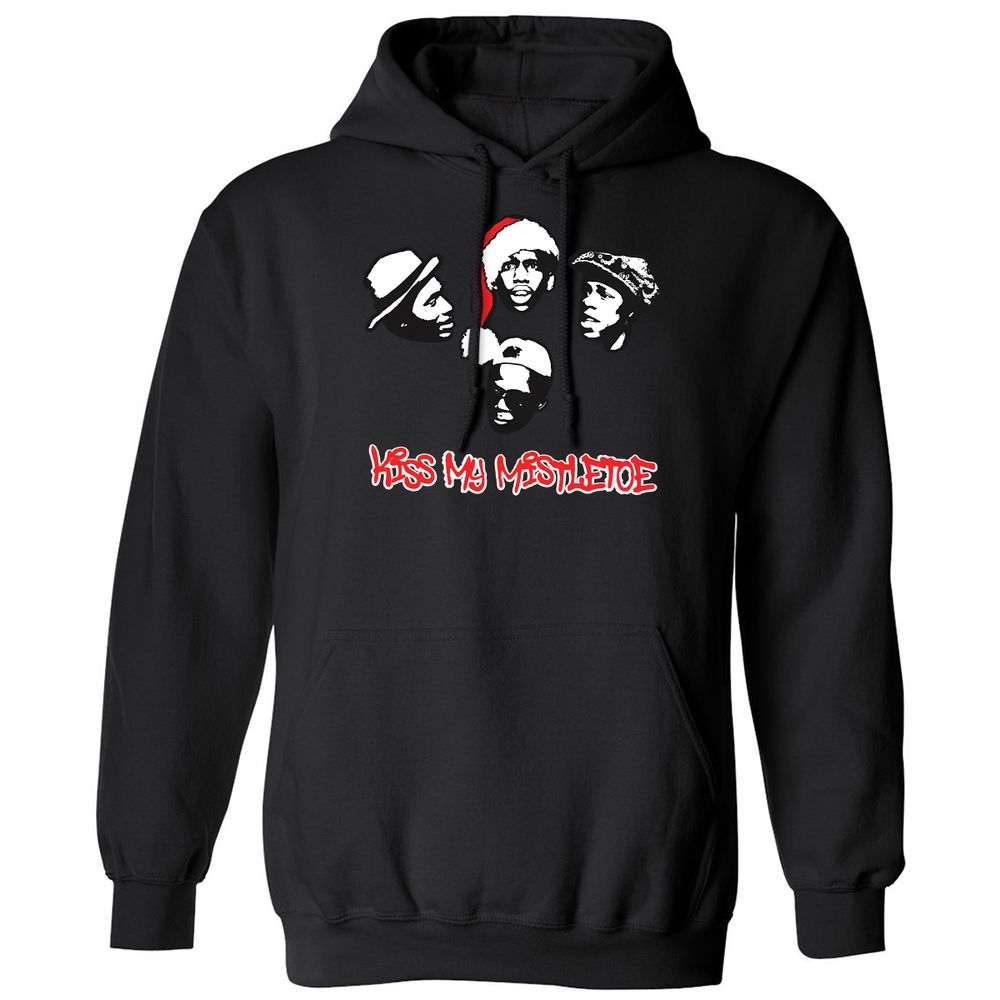 Kiss My Mistletoe Xmas Rap - Black - 1