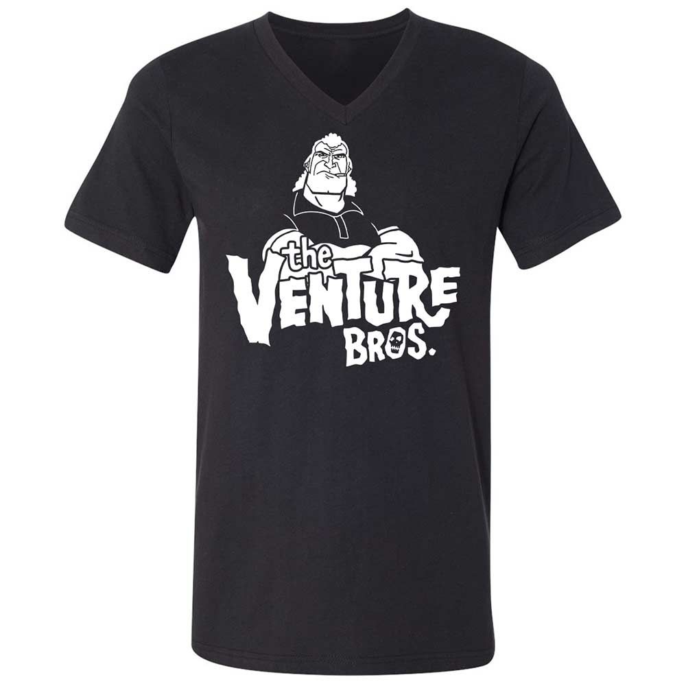 Unisex V-Neck T-Shirt - PW4LSEQ9 - Black - 1