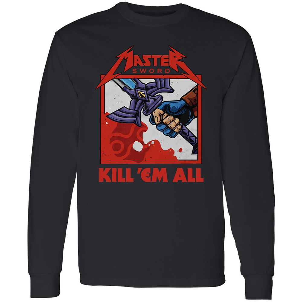 Long Sleeve T-Shirt - ABVFSN4Y - Black - 1