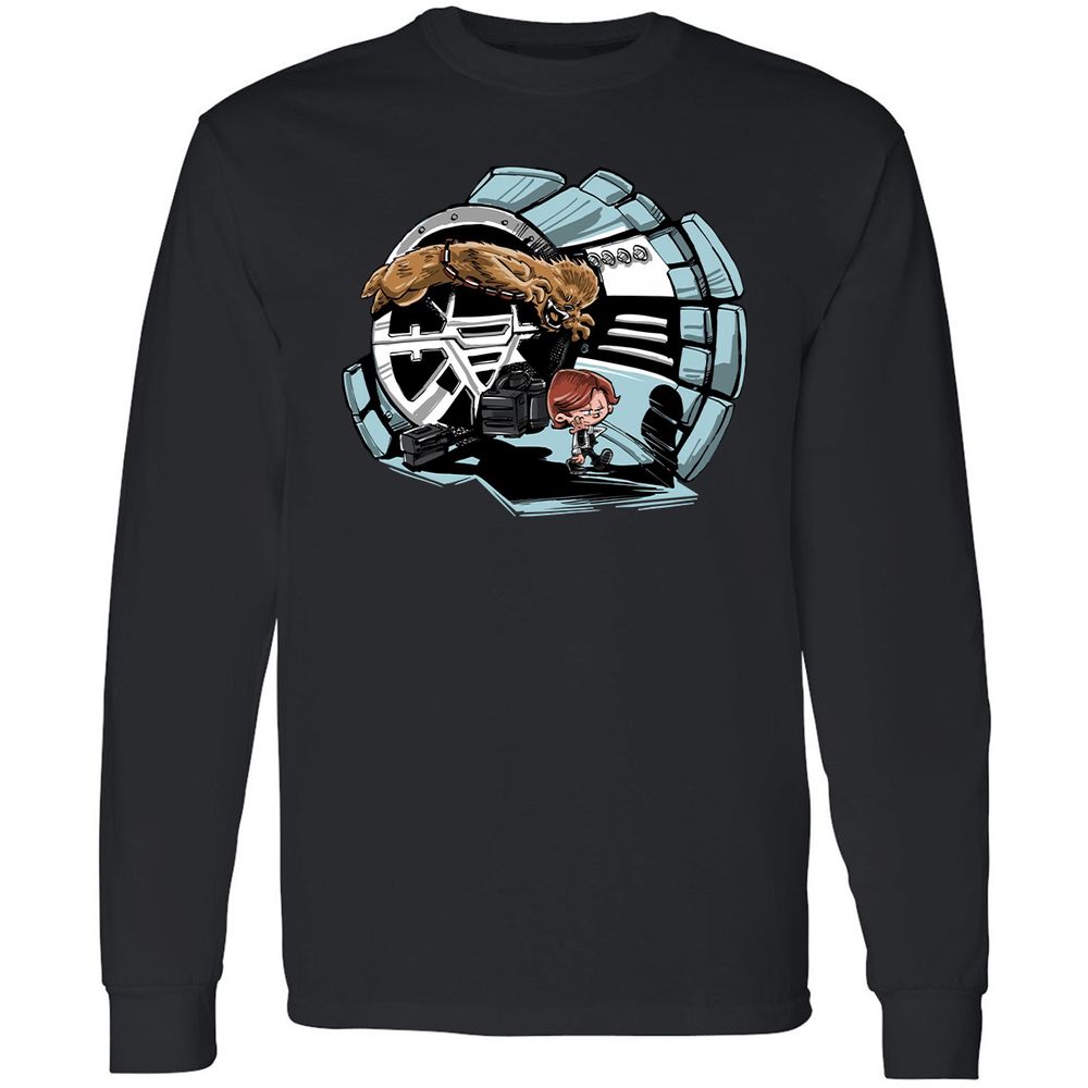 Long Sleeve T-Shirt - 9AZZ15LN - Black - 1