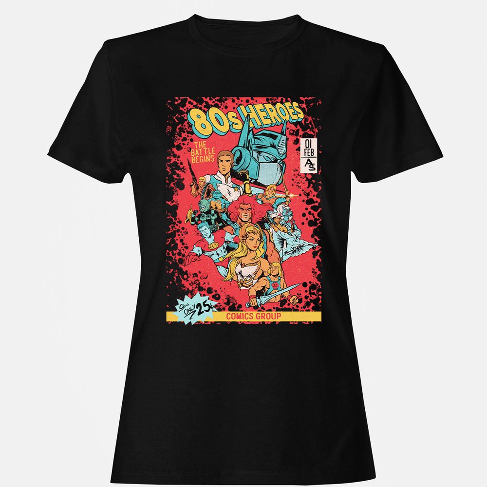 Women's T-Shirt - FL4YBBD2 - Black - 1