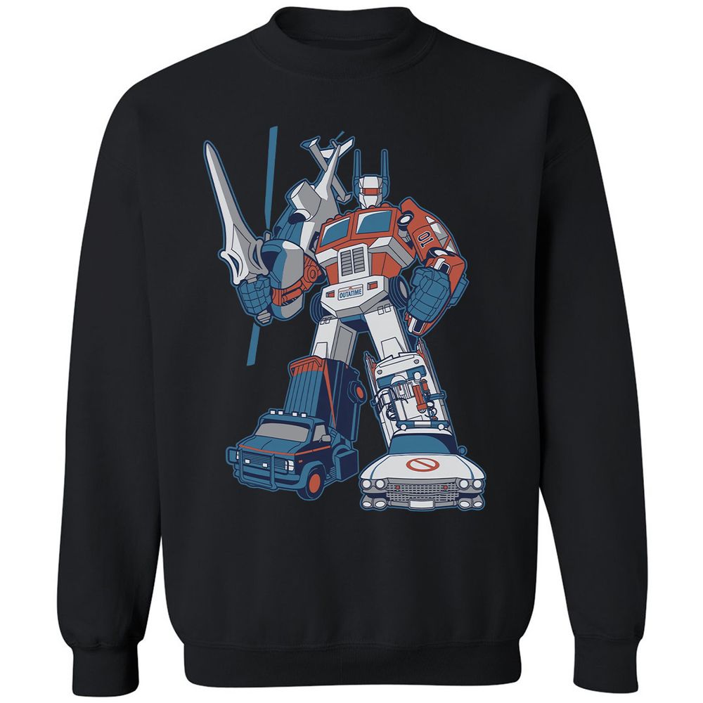 Classic Unisex Sweatshirt - KFD9HWFJ - Black - 1