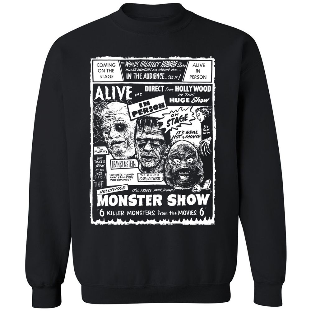 Classic Unisex Sweatshirt - 4ATNLTMD - Black - 1