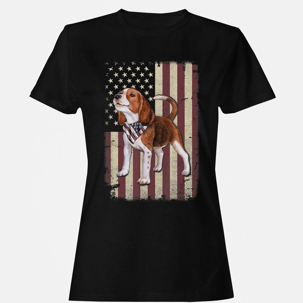 Women's T-Shirt - U7B8VL9V - Black - 1