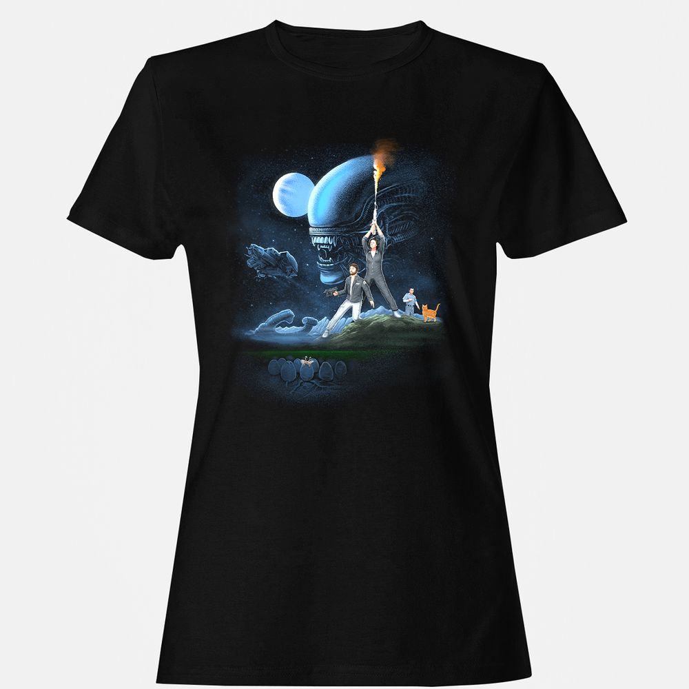 Women's T-Shirt - KM724W8T - Black - 1
