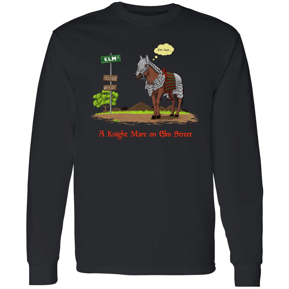 Long Sleeve T-Shirt - ZKMQQMWW - Black - 1
