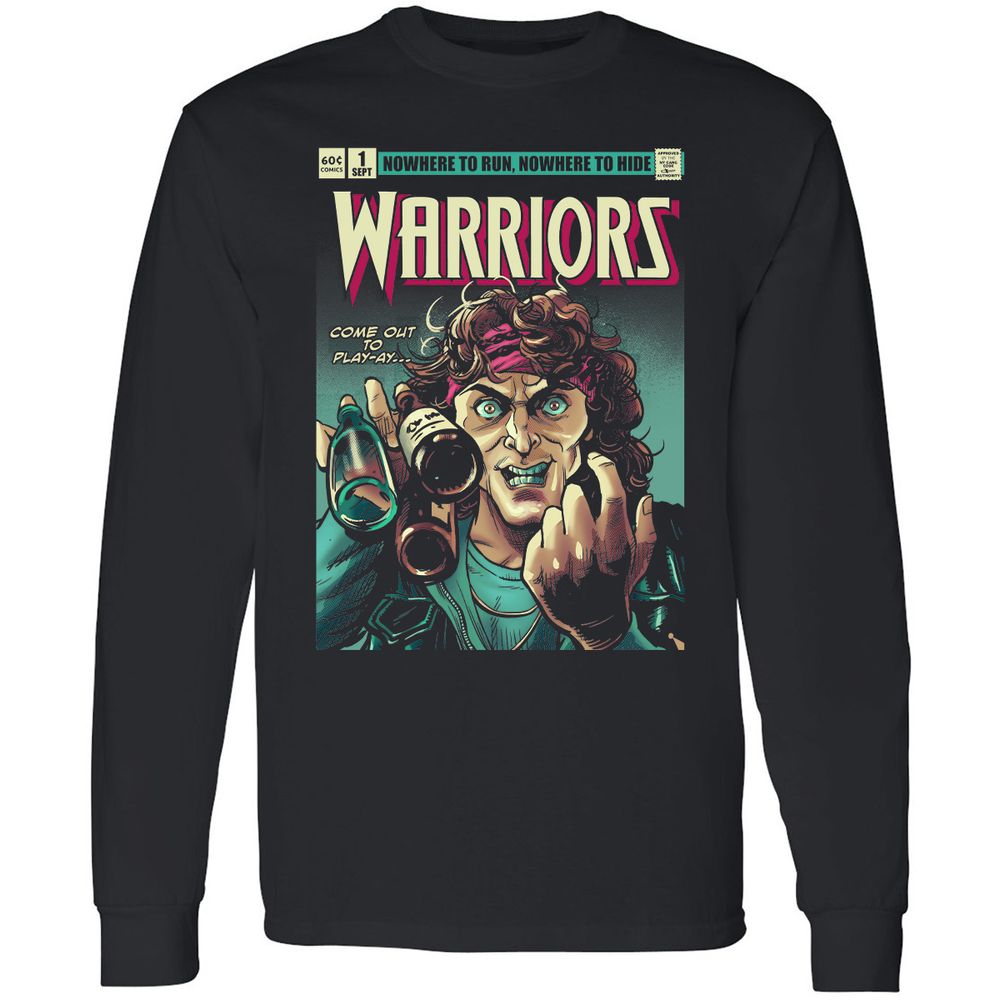 Long Sleeve T-Shirt - Z5H2D6C7 - Black - 1
