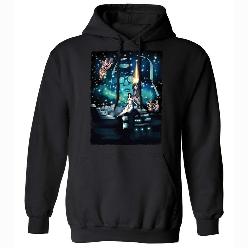 Classic Unisex Hoodie - J15MGK5Y - Black - 1