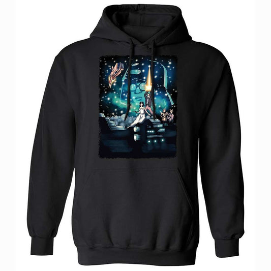Classic Unisex Hoodie - J15MGK5Y - Black - 1